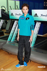 幻灯图：刘心悠跑马拉松志在健身 将来要拉男友陪跑