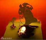 组图：剪纸艺术家心灵手巧 剪出吉卜力经典动画