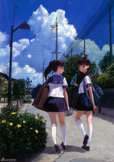 策划：二次元少女校服图 怪蜀黍们请Hold住