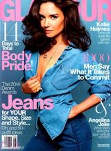 组图：前阿汤嫂凯蒂-赫尔姆斯半裸登杂志 展熟女优雅气质