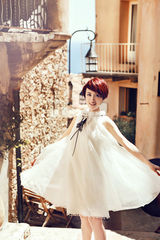 组图：金巧巧浓情巴黎写真 白衣灵动宛如少女