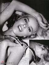 高清组图：名模爱娃-赫兹高娃登《ELLE》封面 造型似梦露