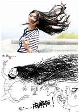 组图：脑洞太大！网友画创意人物肖像网络爆火