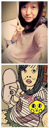 组图：脑洞太大！网友画创意人物肖像网络爆火