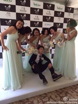 组图：延参法师为李行亮主婚 李炜陈翔任伴郎