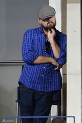 组图：莱昂纳多-迪卡普里奥看美网打呵欠 安静胖男子太销魂