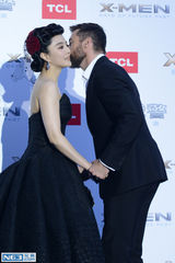 组图：《X战警》首映 范冰冰狼叔小恶魔亮相