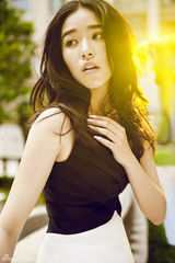 组图：阚清子时尚街拍御姐范十足