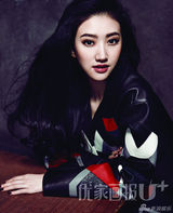 组图：景甜登《优家画报》气质复古