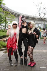 组图：LadyGaga台湾演唱会众星云集 Makiyo昆凌现身