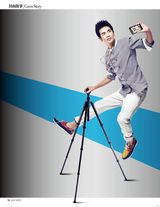 组图：张晓龙登杂志封面 “温太医”变身时尚型男