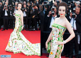 组图：霓裳轻舞东方美 戛纳红毯上的中国女星