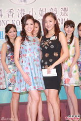 组图：港姐邵珮诗夺友谊小姐 挑战冰桶展笑容甜