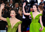 组图：霓裳轻舞东方美 戛纳红毯上的中国女星