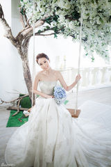 组图：林湘萍田恩沛结婚 二人唯美婚纱照曝光