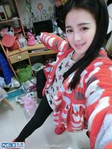 组图：昌大校花张冰婧曝清纯照 浓眉大眼爱卖萌