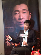 组图：王千源出席《太平轮》戛纳发布会