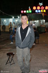 组图：林峰拍《使徒行者》宣传片展帅气笑容