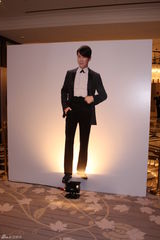 组图：陶喆婚宴现场摆甜蜜婚纱照 马英九送花篮