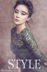 组图：袁姗姗杂志复古大片 尽显优雅小女人气质