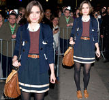 明星爱街拍第25期：清新复古学院风来袭(组图)