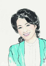 组图：朱军画笔下的央视女持人个个传神