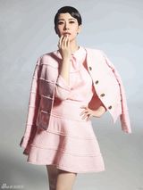 组图：海清穿蕾丝大片曝光 性感时尚半遮面