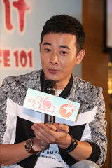 组图：《幸福36计》发布会 罗晋焦俊艳遭撮合