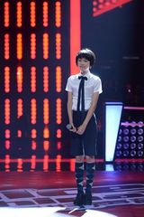 组图：好声音杨家将大考核 雨神助阵呐喊卖萌(杨坤/萧敬腾)