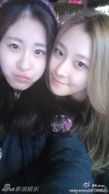 组图：好声音韩归女孩张碧晨甜美私照 传为EXO私生饭