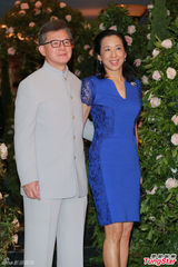 组图：林建岳爱女嫁何正德 容祖儿方中信等齐贺