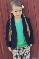 组图：05后来袭！俄罗斯9岁萝莉模特走红