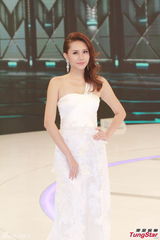 组图：2014港姐十强出炉 出水芙蓉白裙优雅