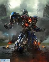 组图：《变4》机器恐龙海报 霸气嘶吼尖牙骇人