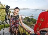 组图：张柏芝艳丽亮相戛纳庆32岁生日