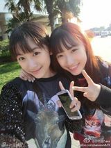 组图：复旦双胞胎姐妹花走红 清纯可爱电晕宅男