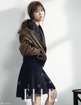 组图：孔孝真秋冬写真 迷离眼神展别样风情