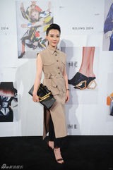 组图：王菲亮相品牌秀帅气十足 那英端庄典雅