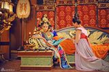 组图：《武则天》曝张馨予剧照 酥胸外露太妖艳
