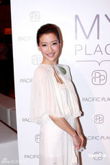 幻灯图：乐基儿抹胸装性感 谢婷婷拒回应柏芝产期