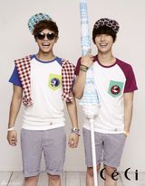 高清图：帝国之子林时完金桐俊海军风俏皮写真