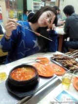 组图：好声音韩归女孩张碧晨甜美私照 传为EXO私生饭