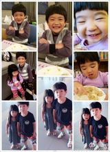 组图：(曹格儿女)曹氏兄妹有爱日常 暖Joe萌Grace初长成