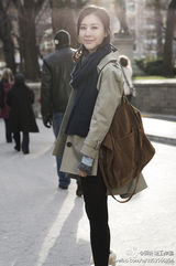 组图：田朴珺留学生活照曝光 可爱顽皮似少女