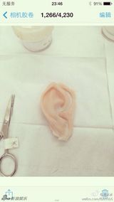 组图：范冰冰晒《X战警》花絮照 精灵耳超萌