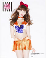 组图：小嶋阳菜代言美少女战士内衣妩媚诱惑