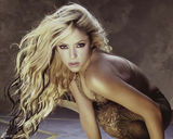 高清组图：夏奇拉写真秀狂野气息 金发飞舞