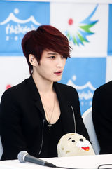 高清图：JYJ宣传亚运会 在中美艳有天可爱