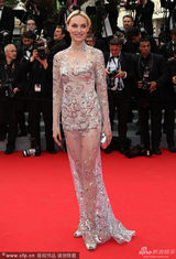 组图：戛纳Day8图片精选 C罗超模女友妖艳出位