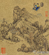 组图：感觉萌萌哒！蓝胖子大雄穿越到中国古画